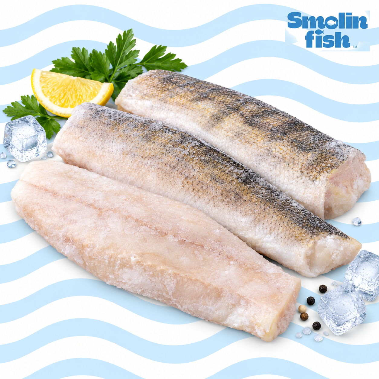 Sandacz filet ze skórą 0,5kg