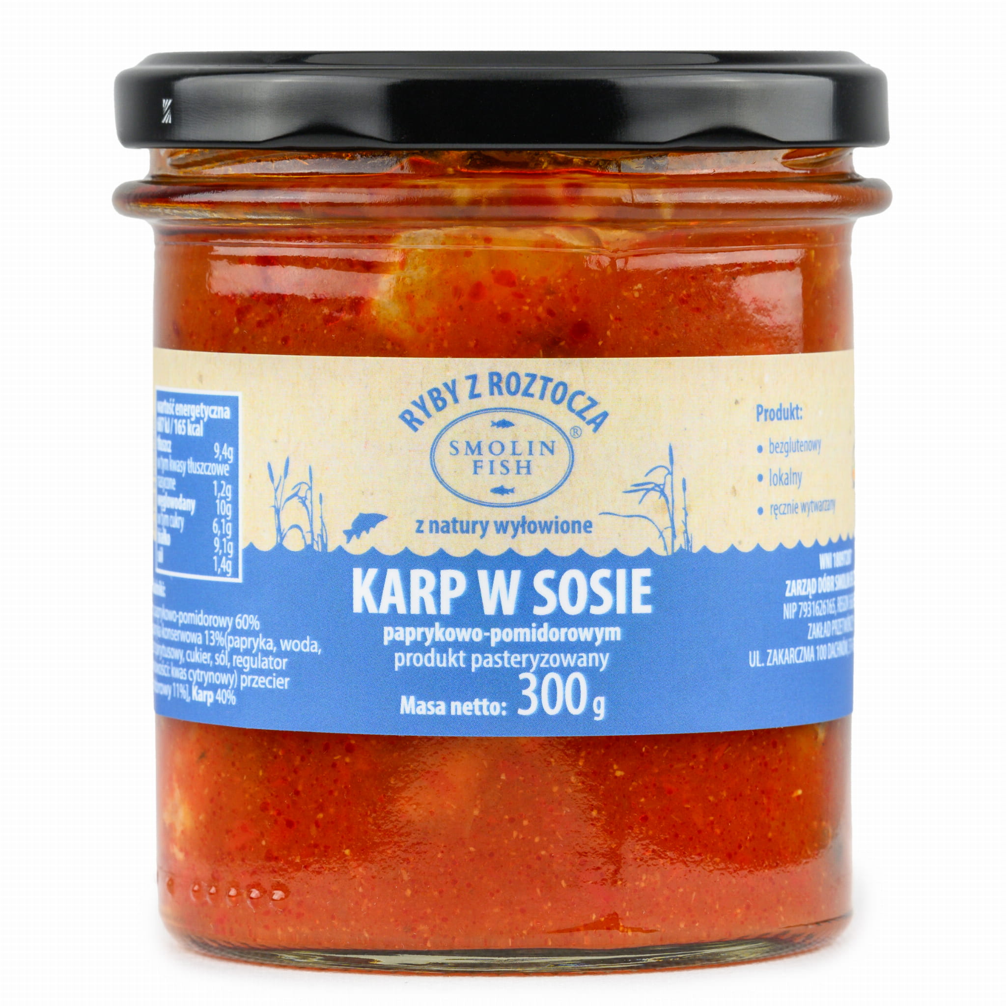Karp  w sosie pomidorowo-paprykowym 300g