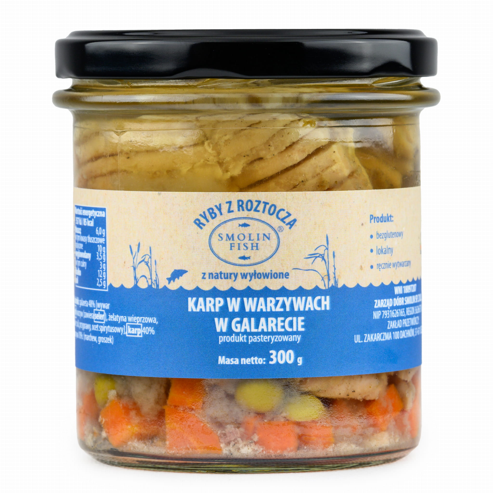 Karp w warzywach w galarecie 300g