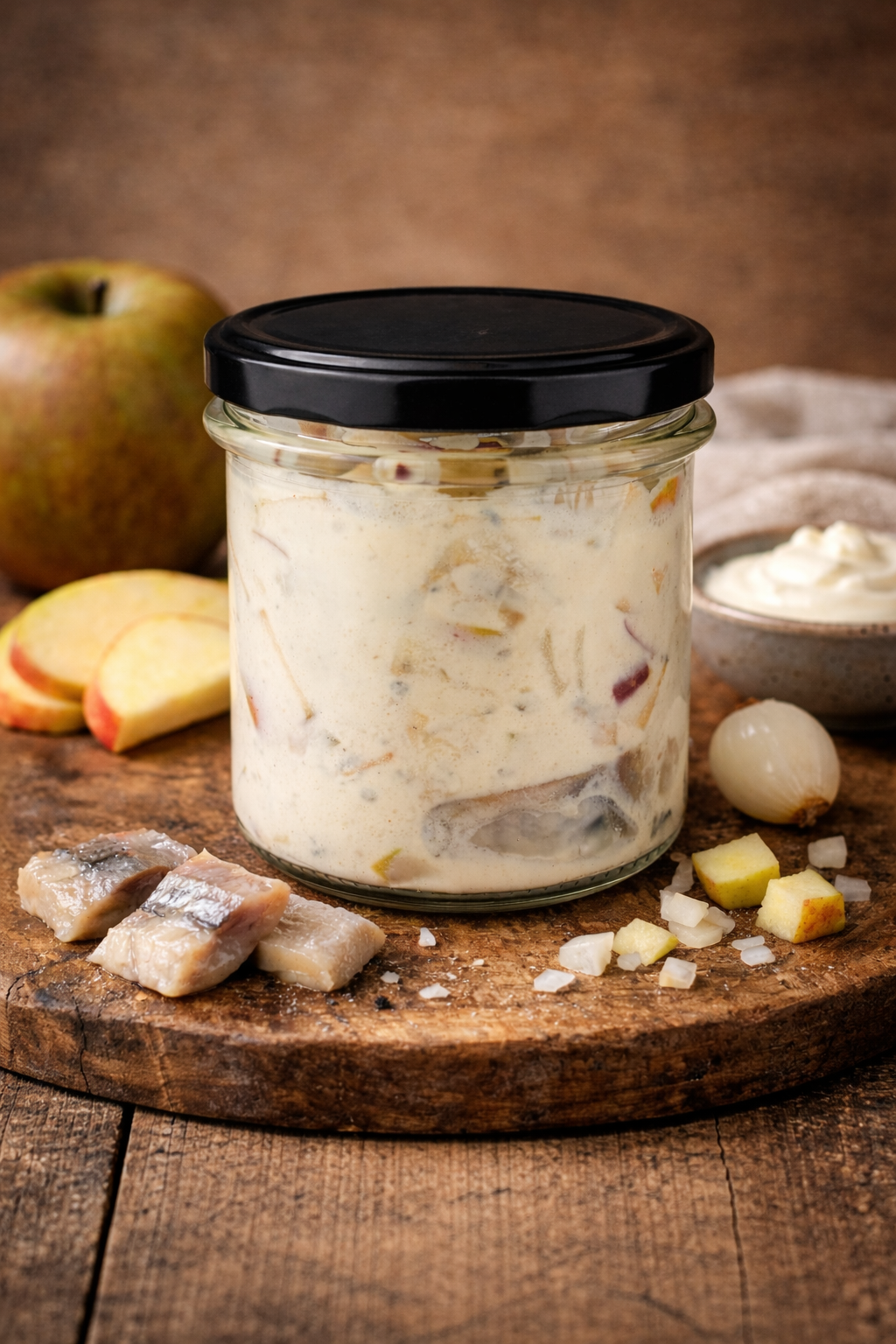 Matjasy holenderskie z szarą renetą i cebulką 300g