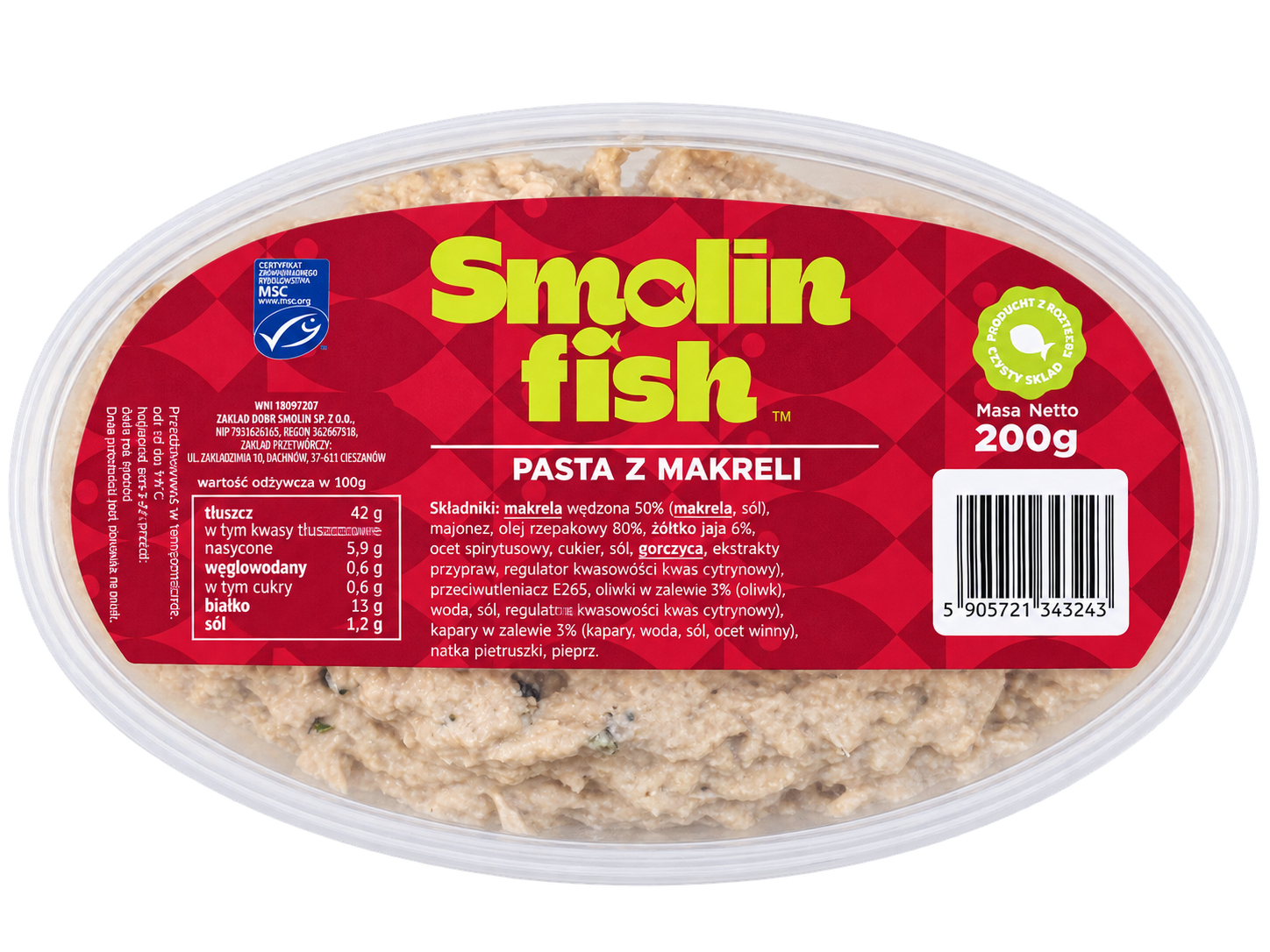 Pasta makrelowa 200g