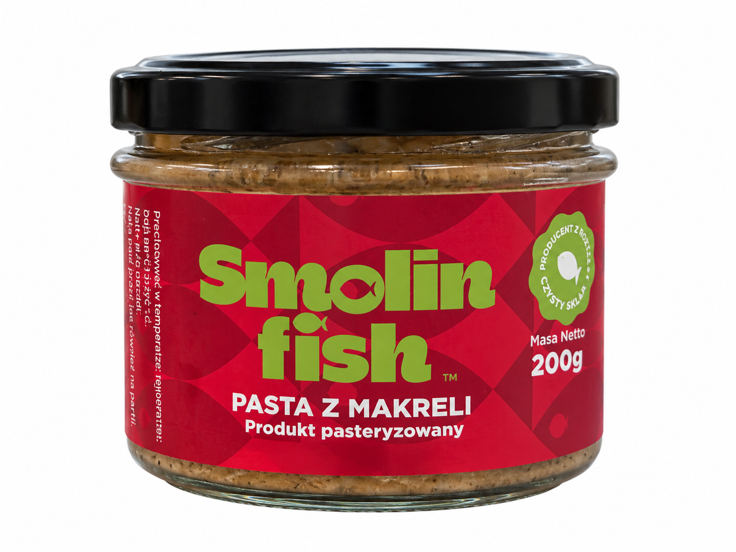 Pasta z wędzonej makreli  (z kaparami i oliwkami) 200g