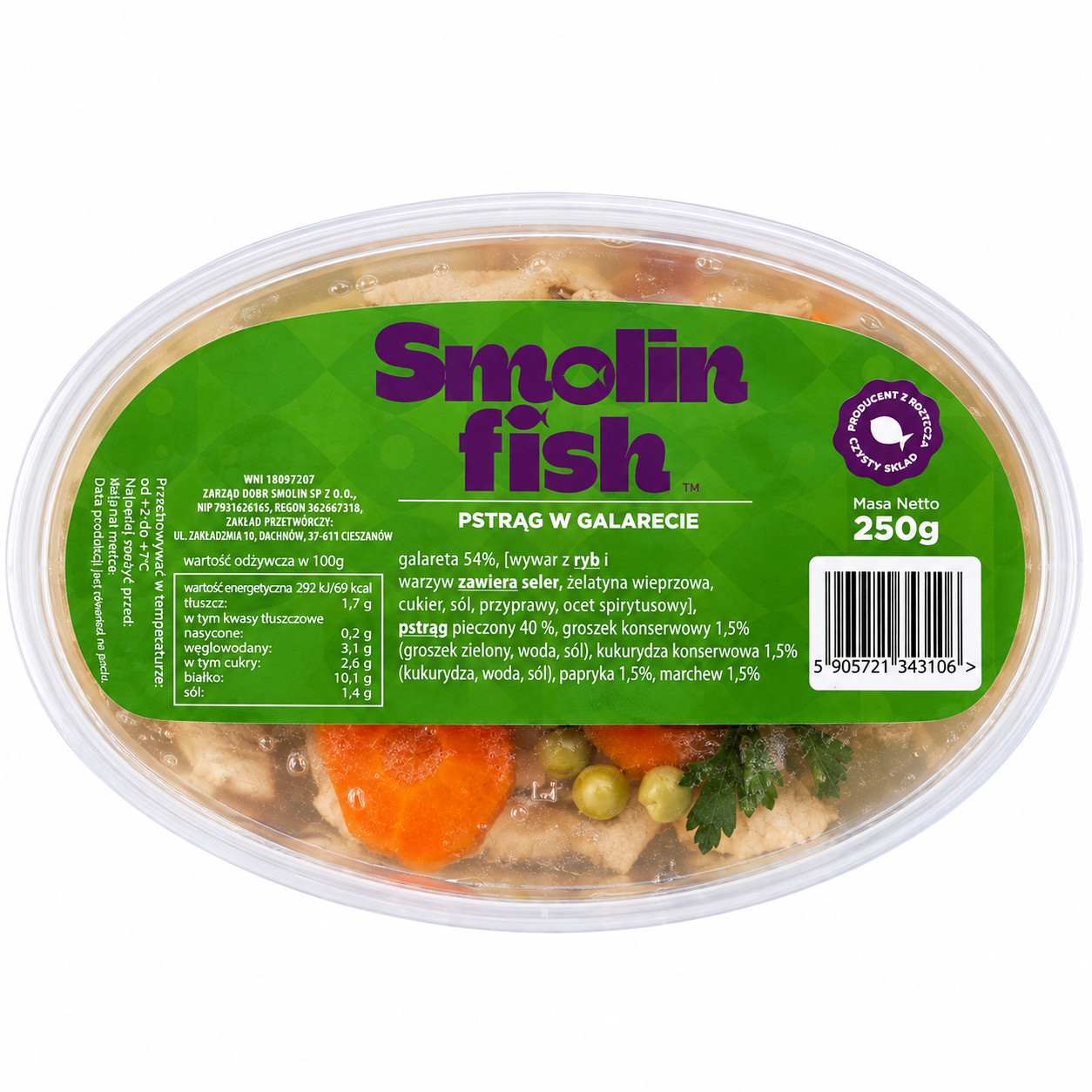 Pstrąg w galarecie 250g