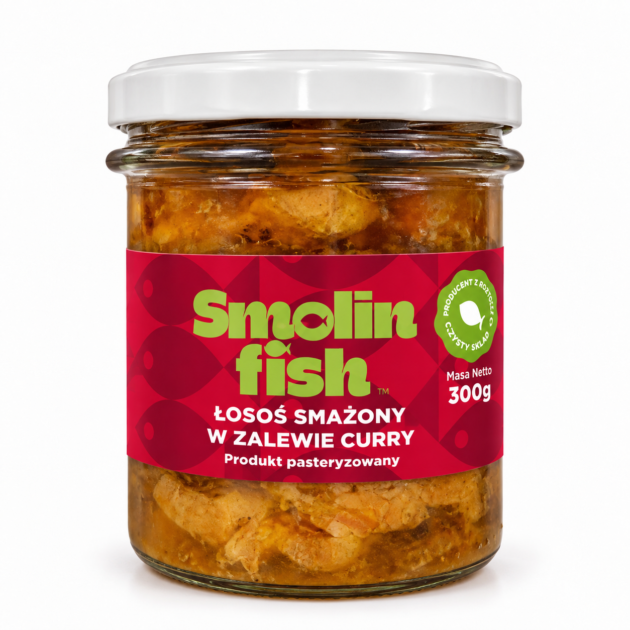 Łosoś smażony w zalewie curry i chilli 300g