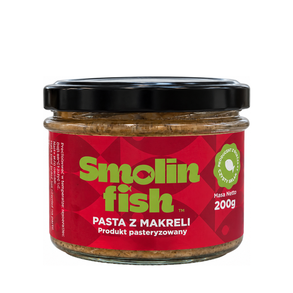 Pasta z wędzonej makreli  (z kaparami i oliwkami) 200g